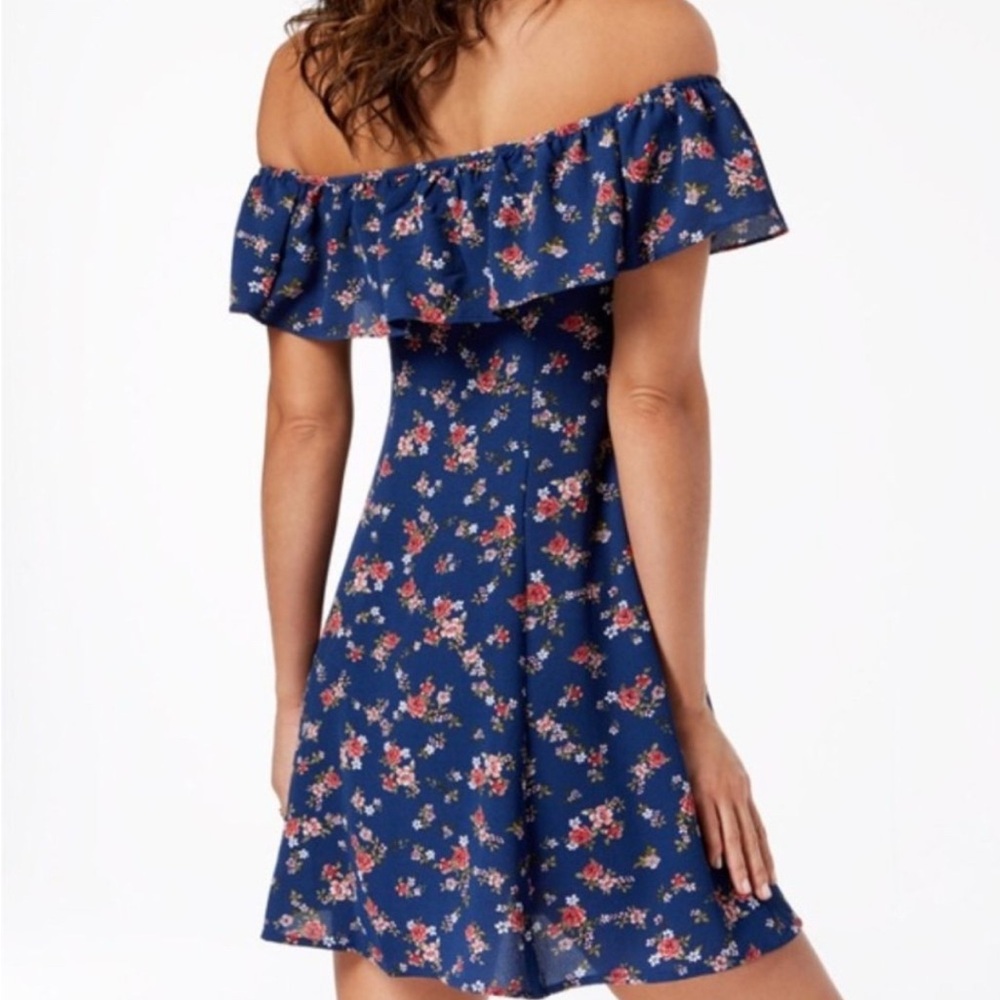 BeBop Floral Blue Dress